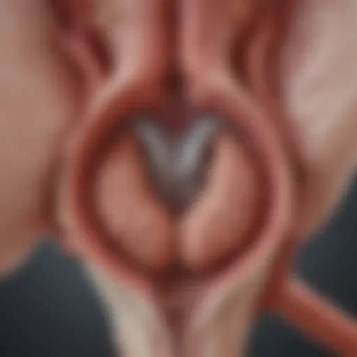 Illustration depicting the structure of the uterine matrix