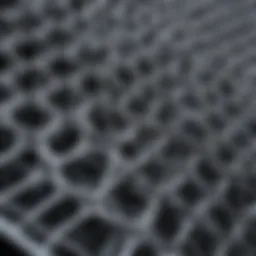 Graphical representation of lattice structures in material science