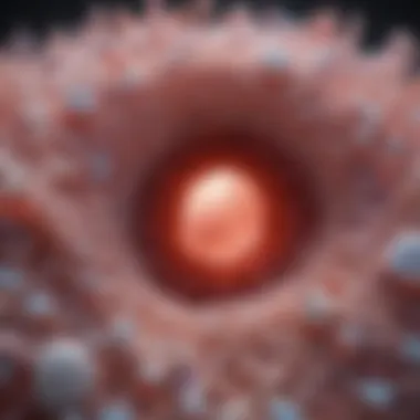 Epithelial Tissue Structure Detailed illustration of epithelial tissue structure