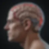MRI scan depicting anoxic brain injury
