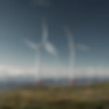 An infographic showing the benefits of wind energy