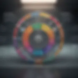 A detailed infographic showcasing the organizational structure of the CDC.