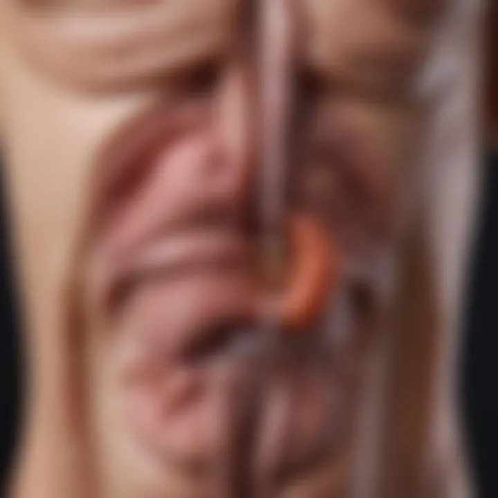 Chart showcasing diagnostic techniques for rectosigmoid colitis