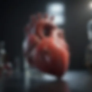 Graphic representation of advanced therapeutic modalities for heart failure