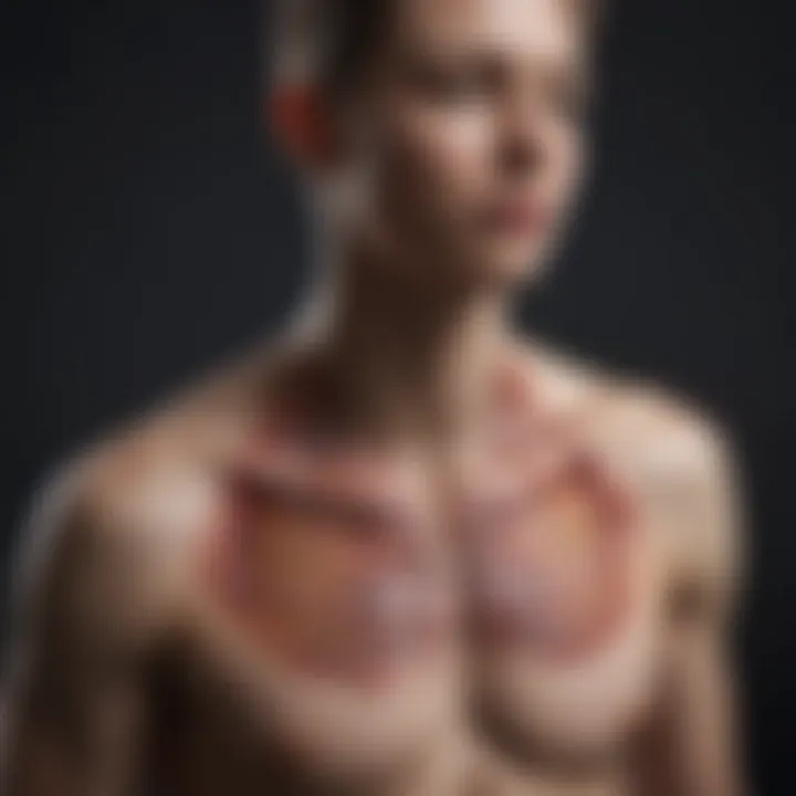 Diagram showing various types of kyphosis