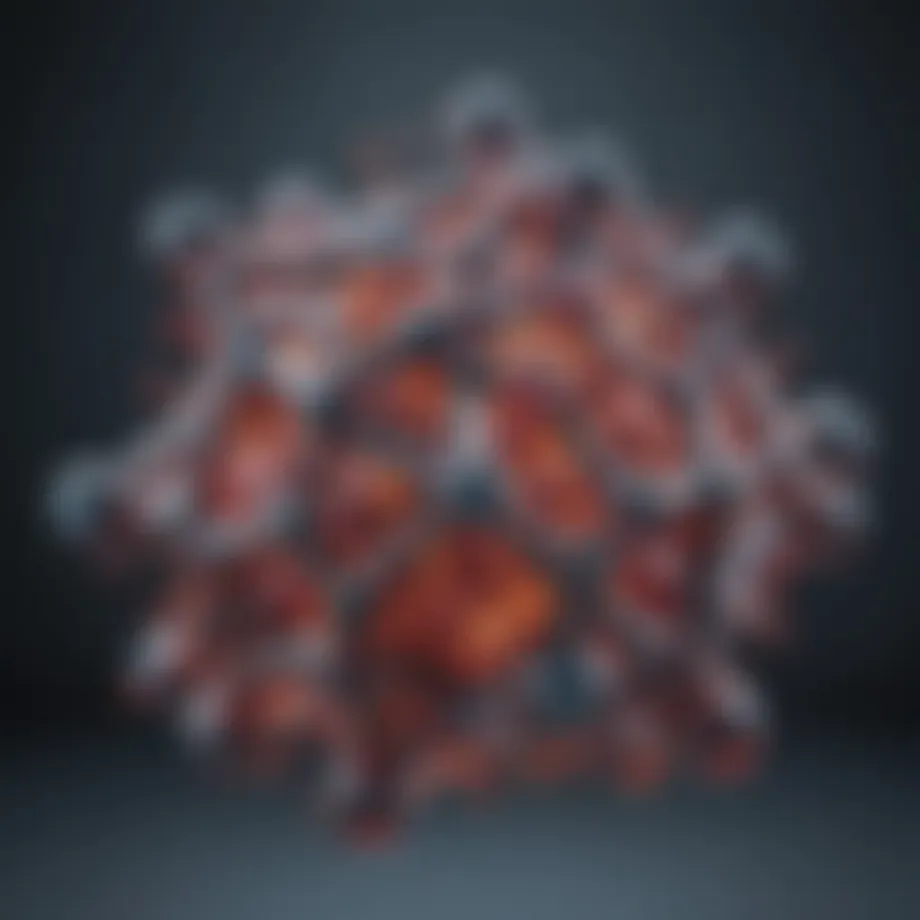 Molecular structure of antiviral compound
