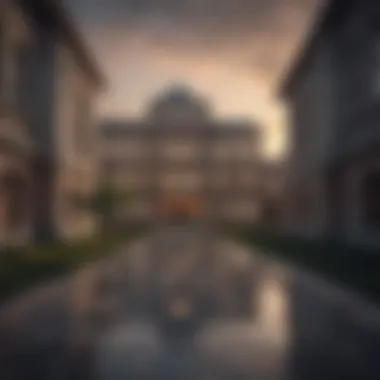 Architectural Elegance of Marmara University Historical overview of Marmara University campus showcasing its architectural elegance