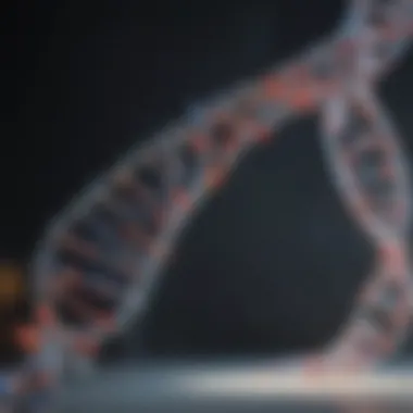 Transcription Process Overview Visual representation of transcription process from DNA to RNA