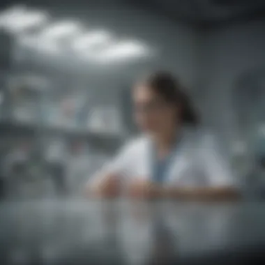 Collaborative Research in Modern Laboratories A modern laboratory environment showcasing collaborative research efforts
