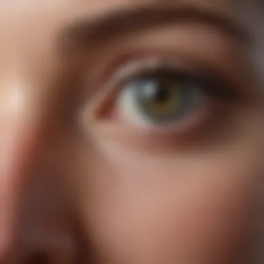 Environmental Influences on Eye Perception Visual representation of environmental factors affecting eye color