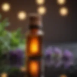 A selection of essential oils known for their benefits in cholesterol management