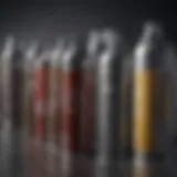 Visual representation of various aerosol types