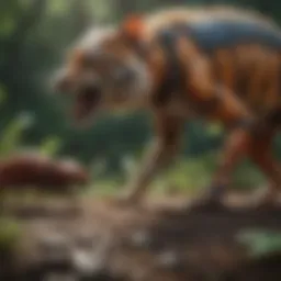 Natural predators in action