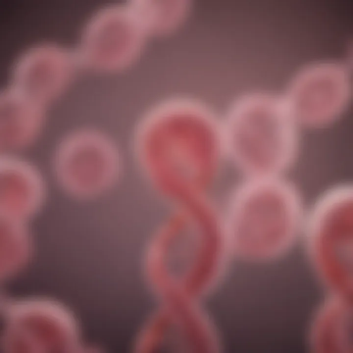 Illustration showing advancements in genetic testing