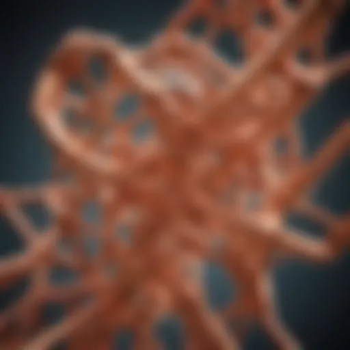 Chemical structure of copper telluride showcasing its unique bonding