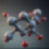 Illustration of estradiol molecular structure