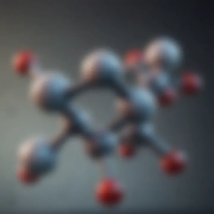 Illustration of estradiol molecular structure