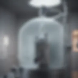 Cryogenic equipment used in freeze therapy for cancer
