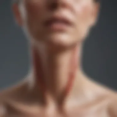 Visual Representation of Hyperthyroidism Symptoms Symptoms of hyperthyroidism depicted visually