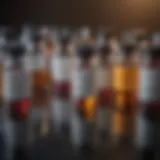 An array of medication bottles representing different treatment options for bipolar disorder