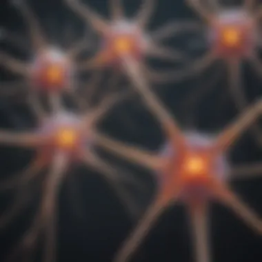 Degeneration of Motor Neurons Illustration depicting the degeneration of motor neurons in neurogenic muscular atrophy