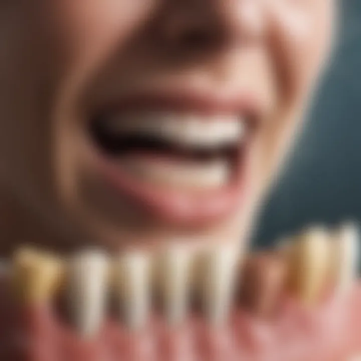 Visual representation of various types of periodontal diseases