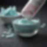 Detailed infographic showing types of silica used in toothpaste