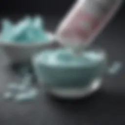 Detailed infographic showing types of silica used in toothpaste