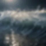 Visualization of sonic wave patterns in water