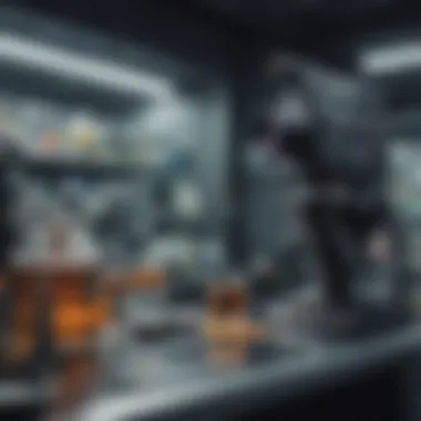 Research Laboratory Using Super High-Speed Cameras A research laboratory utilizing super high-speed cameras for scientific experimentation and analysis
