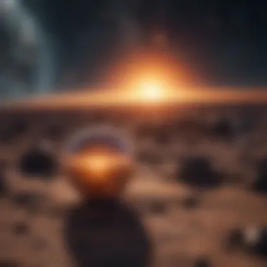Discoveries of Exoplanets Around Distant Stars A stunning visualization of exoplanets orbiting distant stars, highlighting new discoveries in astronomy.