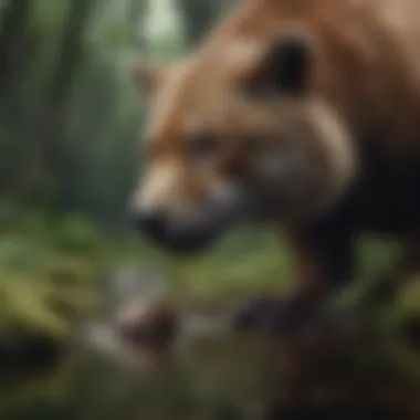 Adaptation: Surviving in Changing Environments An animal adapting to its environment through unique behavior