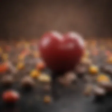 Flavonoids and Cardiovascular Health Graphic representation of flavonoids and their impact on cardiovascular health