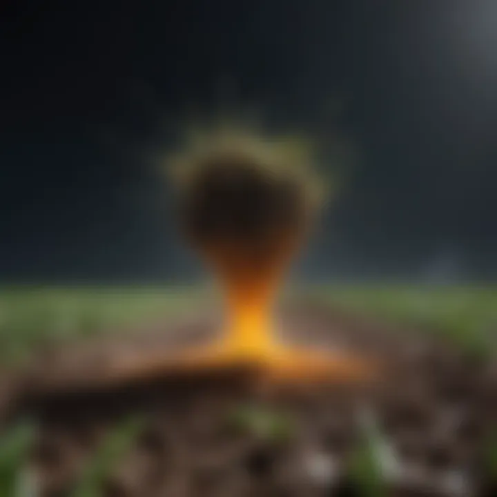 Graph depicting the impact of phosphorus on crop yield