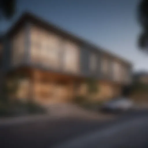 Exterior view of the Stanford Chest Clinic showcasing modern architecture