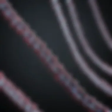 Understanding Genetic Sequences A visual representation of genetic sequences and DNA strands illustrating genetic testing.