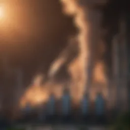 Graph illustrating greenhouse gas emissions by energy sector