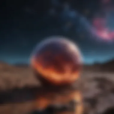 Exploring the Cosmos: A Visual Journey A mesmerizing cosmic landscape showcasing vibrant galaxies and celestial bodies