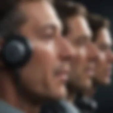A historical timeline illustrating the evolution of voice restoration technologies
