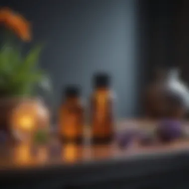Holistic Benefits of Essential Oils A serene environment depicting the holistic benefits of essential oils