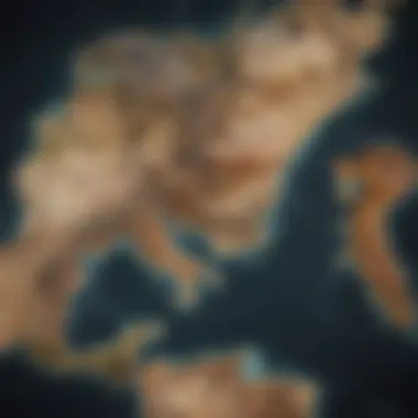 A map illustrating Romani migration patterns