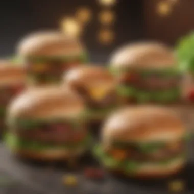 Variety of Legumes in Plant-Based Burgers An assortment of legumes used in plant-based burgers