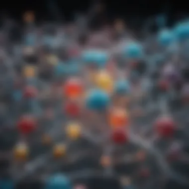 Molecular Interaction with Metabolism A molecular diagram illustrating the interaction of medications with metabolic pathways.