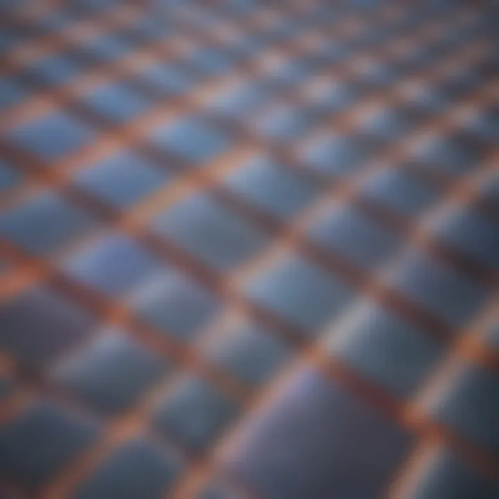 Microscopic view of silicon wafer structure revealing thermal property factors