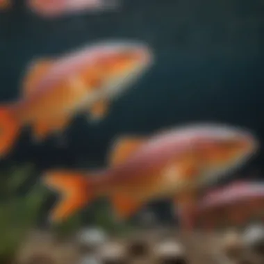 Physiological Adaptations in Fish A close-up view of fish demonstrating their physiological adaptations.