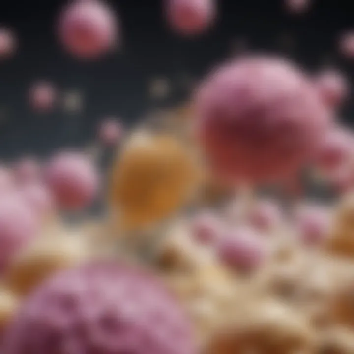 Diagram showcasing nicotinamide's role in cellular repair