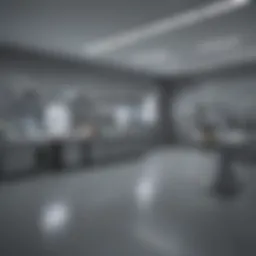 An advanced research laboratory at the Oklahoma Cancer and Research Institute showcasing state-of-the-art technology.