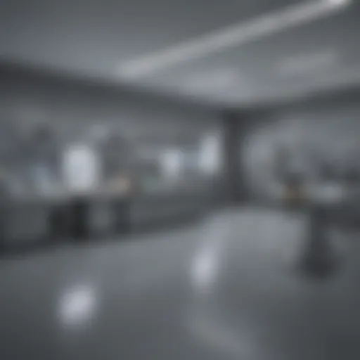An advanced research laboratory at the Oklahoma Cancer and Research Institute showcasing state-of-the-art technology.