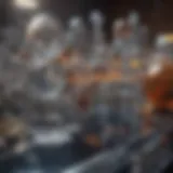 Illustration depicting various scientific disciplines