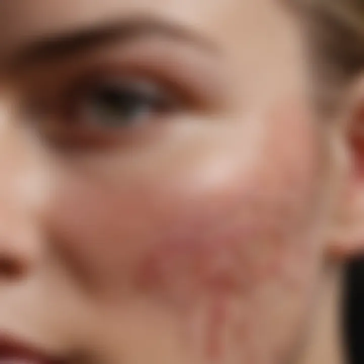 Visual representation of skin layers affected by cancer